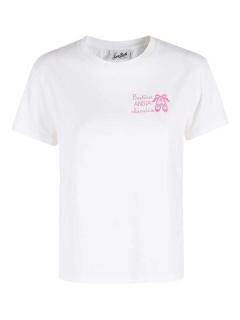 MC2 Saint Barth lettering T-shirt - White - zdjęcie produktu nr 1