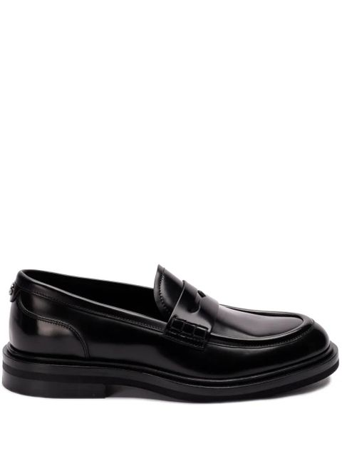 Dolce & Gabbana D&G leather loafers - Black - zdjęcie produktu nr 1