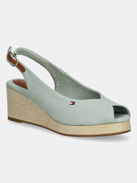 Tommy Hilfiger sandały FLAG MID WEDGE ESPAD SLINGBACK - zdjęcie produktu nr 2