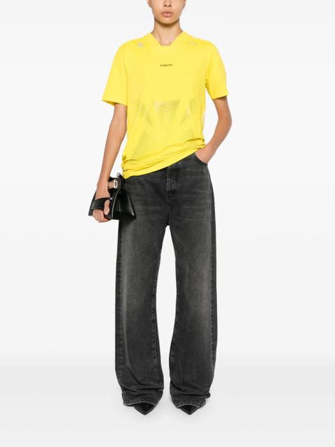 Coperni X Puma rubberised-logo T-shirt - Yellow - zdjęcie produktu nr 2