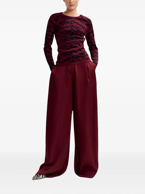 Essentiel Antwerp tiger-print top - Red - zdjęcie produktu nr 2