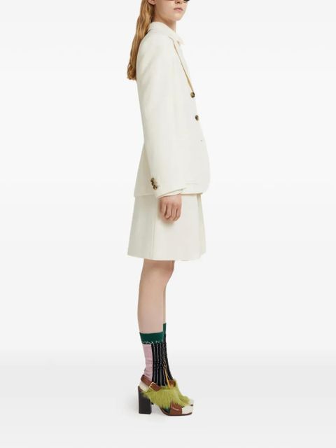 Marni button single-breasted blazer - White