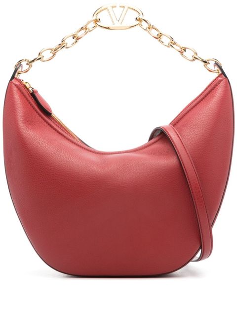 Valentino Garavani medium VLogo Moon shoulder bag - Red - zdjęcie produktu nr 1