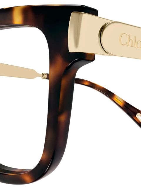 Chloé Eyewear square-frame glasses - Brown