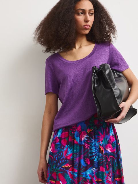 Medicine T-shirt damski lniany - zdjęcie produktu nr 2