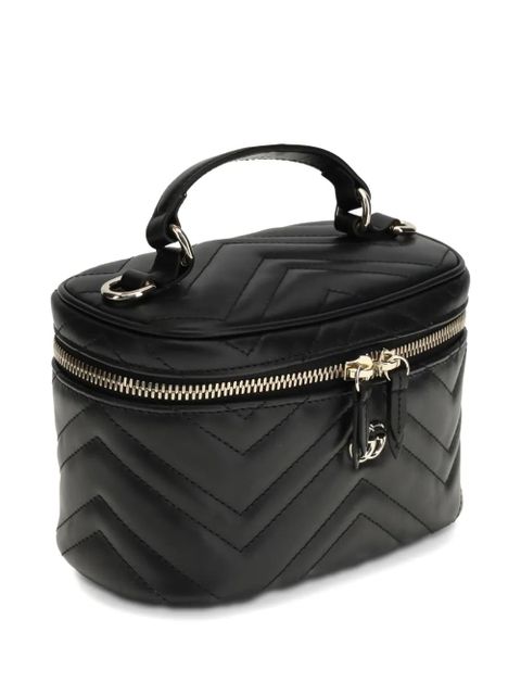 Gucci mini GG Marmont vanity bag - Black - zdjęcie produktu nr 2