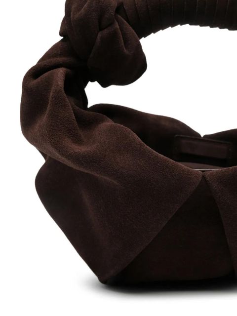 Simon Miller knotted suede bucket bag - Brown