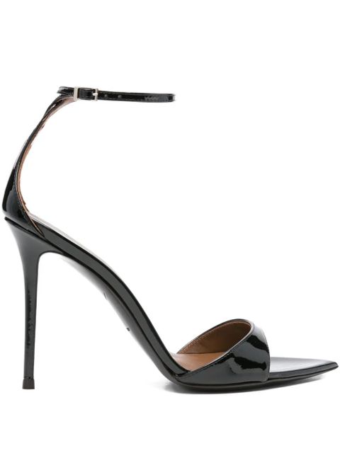 Giuseppe Zanotti 105mm Intriigo leather sandals - Black - zdjęcie produktu nr 1