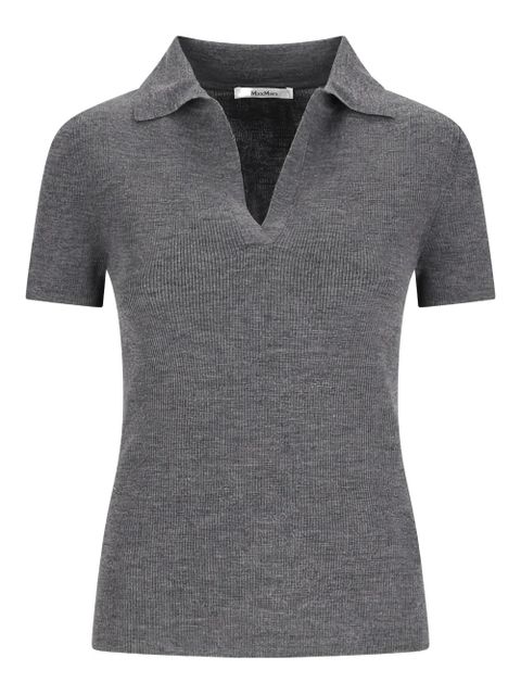 Max Mara V-neck top - Grey - zdjęcie produktu nr 1