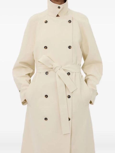 LouLou de Saison Zuru double-breasted belted trench coat - Neutrals