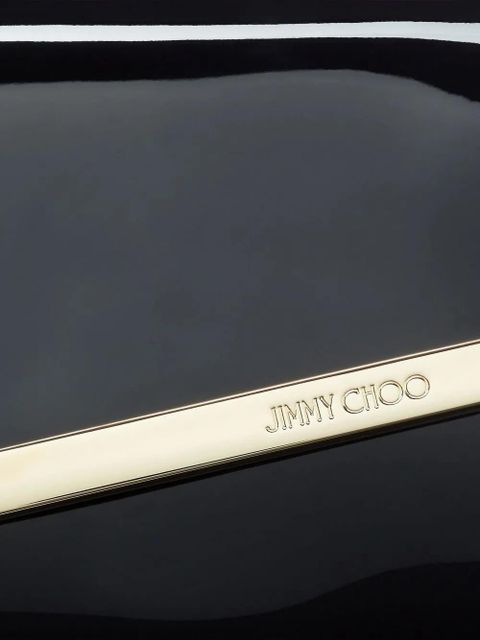 Jimmy Choo Emmie chain-strap clutch bag - Black - zdjęcie produktu nr 2