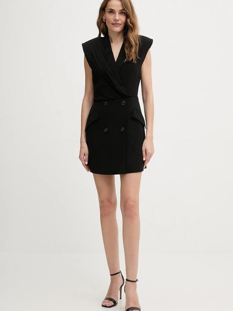 Karl Lagerfeld sukienka kolor czarny mini dopasowana B1W13051 - zdjęcie produktu nr 2