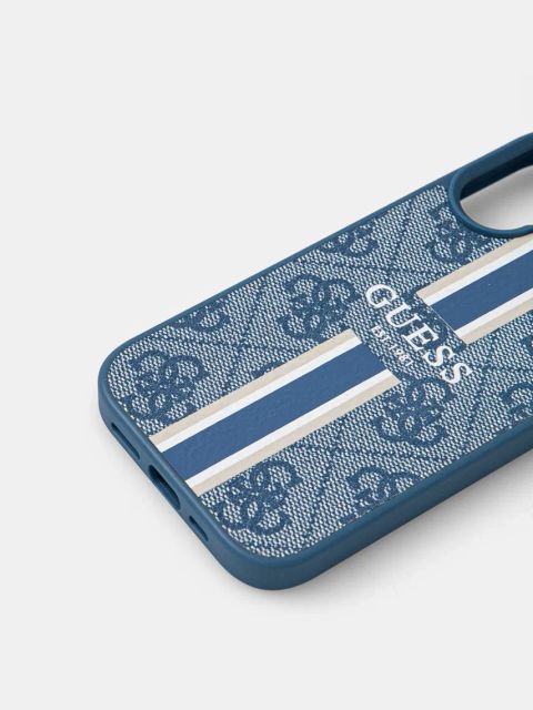 Guess etui na telefon iPhone 16 6.1 kolor niebieski GUHMP16SP4RPSB