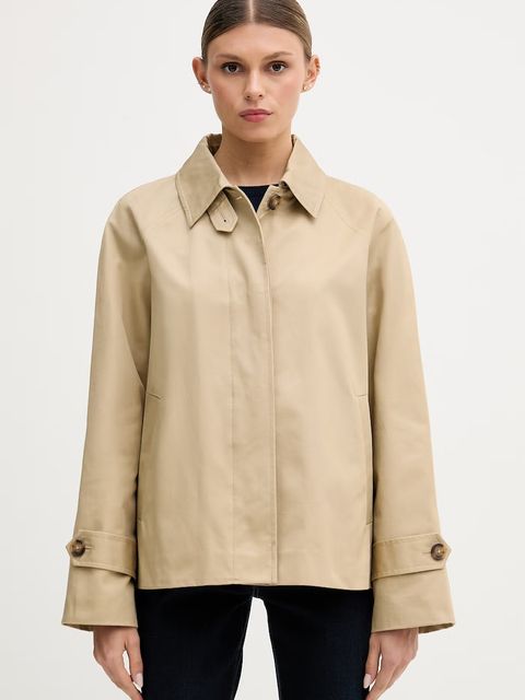 United Colors of Benetton płaszcz damski bawełniany - zdjęcie produktu nr 2