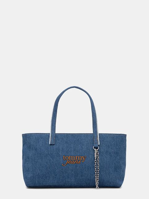 Tommy Jeans torebka jeansowa kolor niebieski AW0AW18576 - zdjęcie produktu nr 1