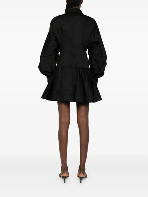 Aje Alexa buttoned-up minidress - Black