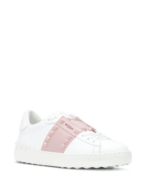 Valentino Garavani Rockstud open leather sneakers - White - zdjęcie produktu nr 2