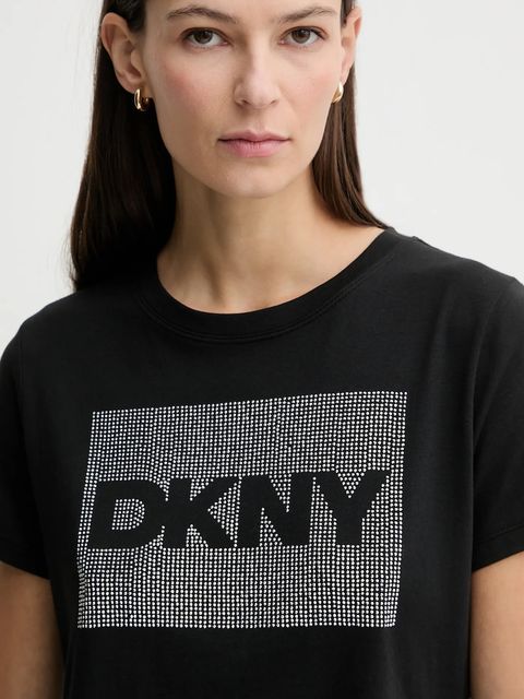 Dkny t-shirt damski kolor czarny DJ6T1701