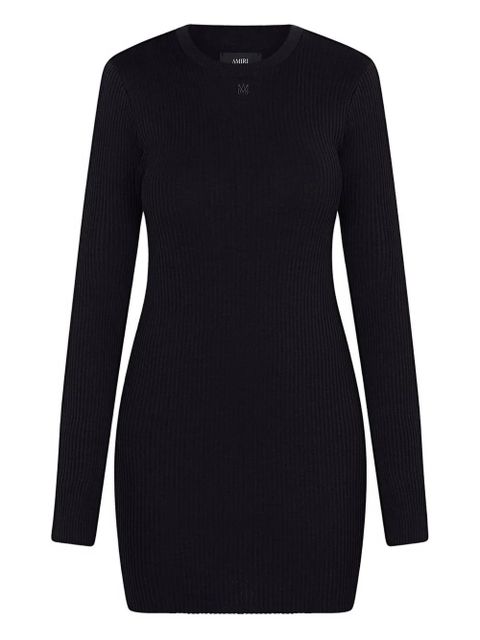 AMIRI long-sleeve mini dress - Black - zdjęcie produktu nr 1