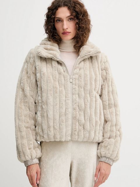 Save The Duck kurtka dwustronna ELINA kolor beżowy zimowa D31352W.VERY21 - zdjęcie produktu nr 1