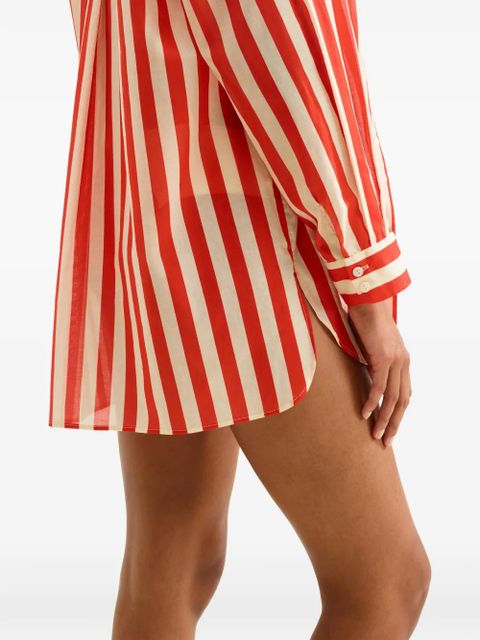 ERES striped shirt - Red