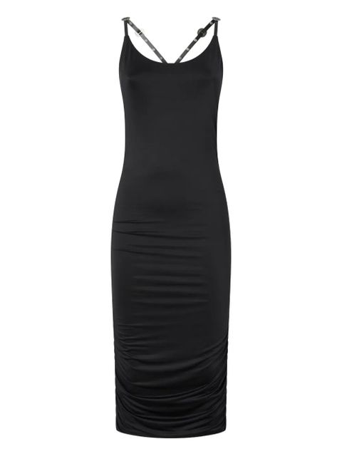 PINKO cross-strap midi dress - Black - zdjęcie produktu nr 1