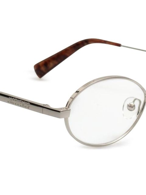 Jacquemus oval-frame glasses - Silver