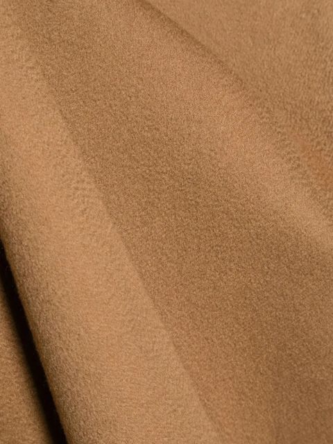 Max Mara embroidered-logo cashmere scarf - Brown - zdjęcie produktu nr 2