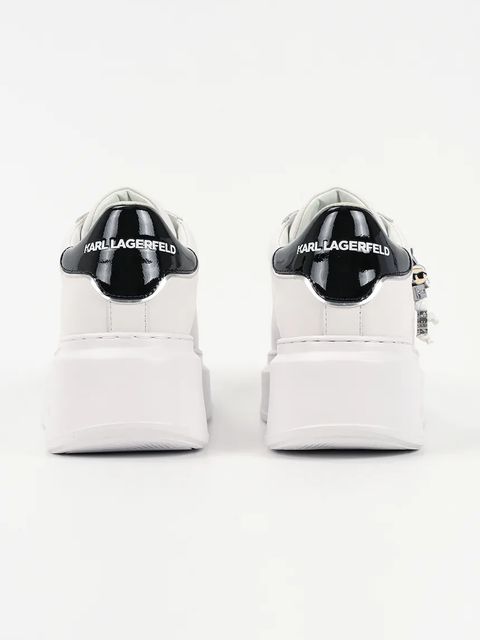 Karl Lagerfeld sneakersy skórzane ANAKAPRI damskie kolor biały KL63516