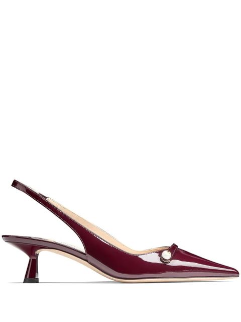 Jimmy Choo 45mm Amita slingback pumps - Red - zdjęcie produktu nr 1