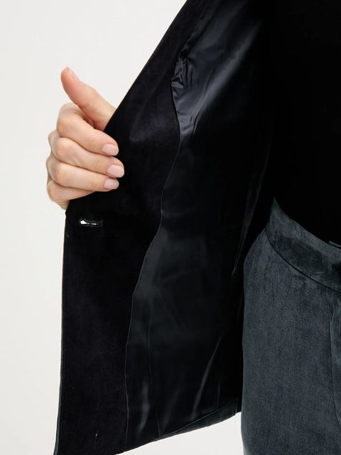 Hoss Intropia marynarka kolor granatowy jednorzędowa gładka 5472061