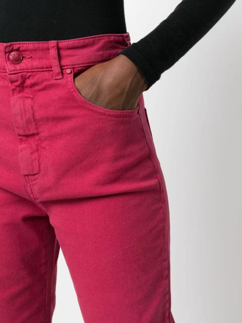 Max Mara cropped straight-leg jeans - Pink