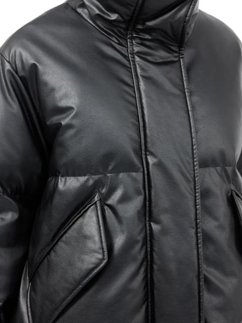 MM6 Maison Margiela high-neck puffer jacket - Black
