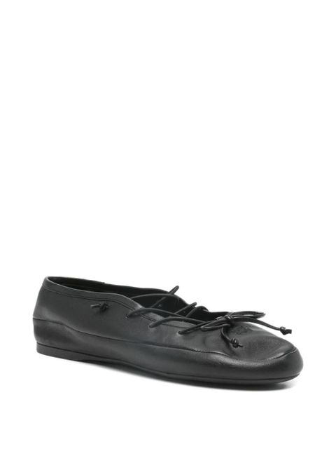 Miu Miu tie ballet flats - Black - zdjęcie produktu nr 2