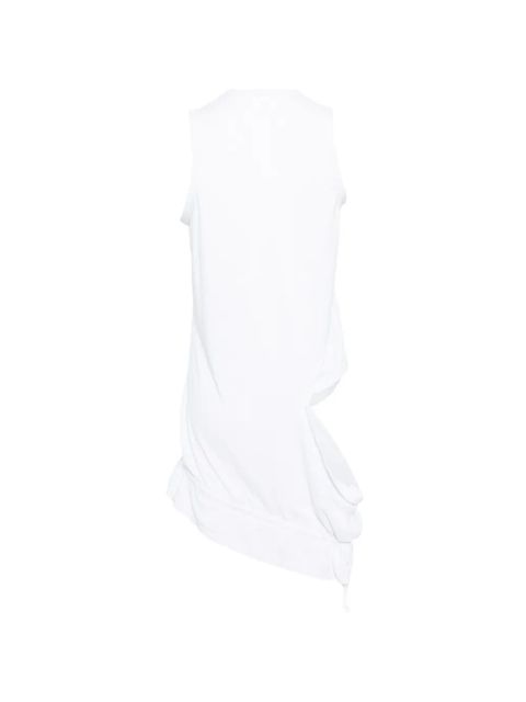 Comme Des Garçons cut-out asymmetric top - White - zdjęcie produktu nr 2
