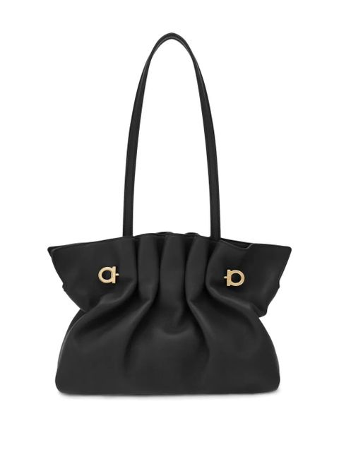 Ferragamo small Soft shoulder bag - Black - zdjęcie produktu nr 2