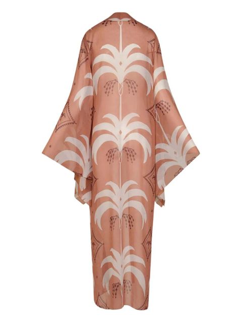 Johanna Ortiz Amazon tie-waist coat - Orange - zdjęcie produktu nr 2