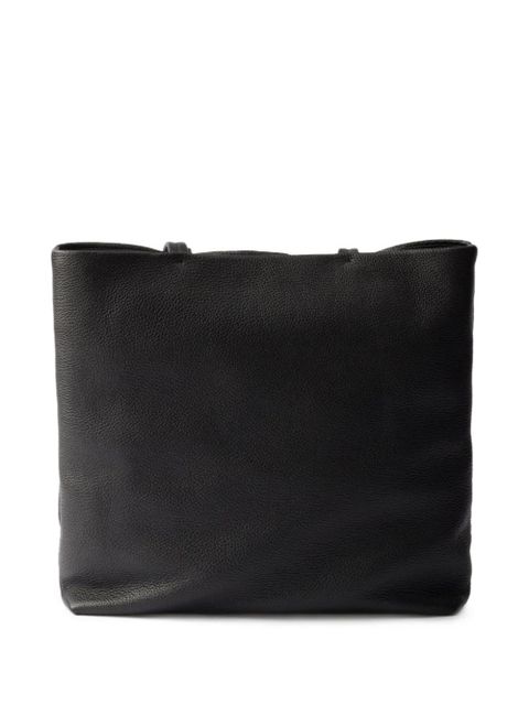Prada large leather tote bag - Black - zdjęcie produktu nr 2