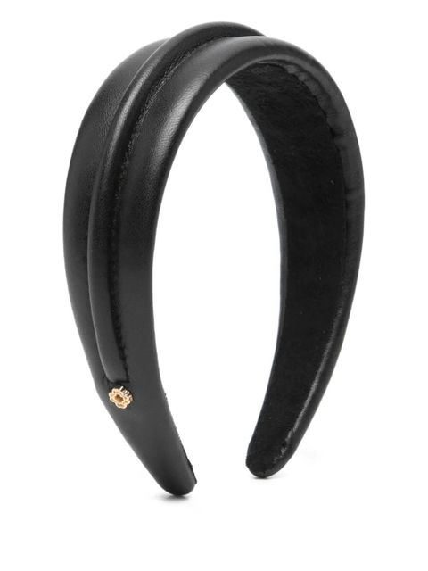 Maje leather headband - Black - zdjęcie produktu nr 1