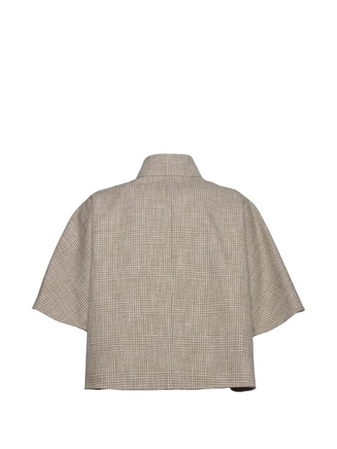 Max Mara patterned cotton jacket - Neutrals - zdjęcie produktu nr 2