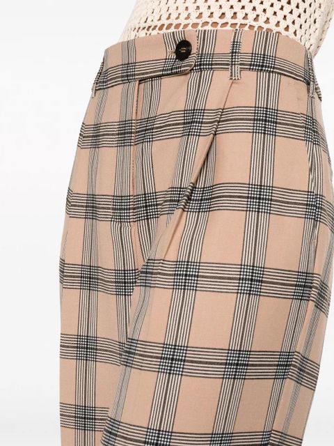 ZIMMERMANN Luminosity checked tailored trousers - Neutrals
