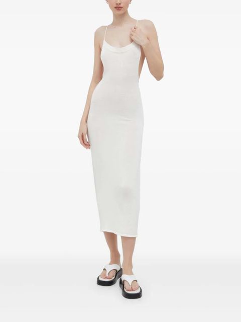 ALOHAS open-back midi dress - White - zdjęcie produktu nr 1