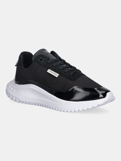 Calvin Klein sneakersy EVA RUNNER LACE UP MAT MIX damskie kolor czarny YW0YW02016 - zdjęcie produktu nr 1