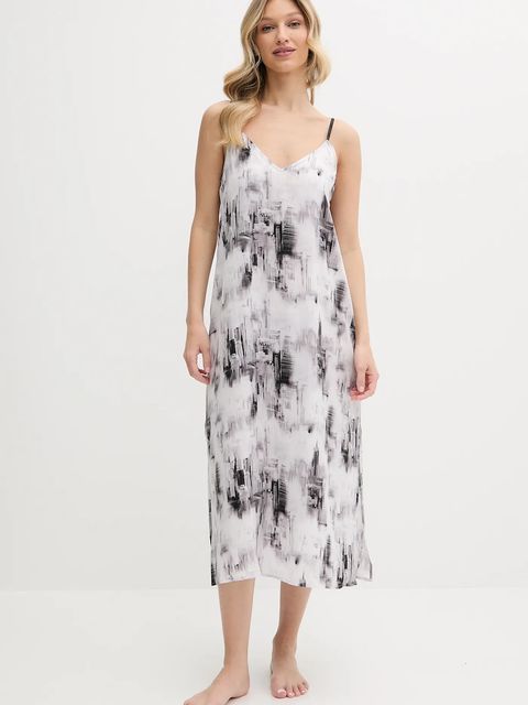 Dkny koszula nocna damska kolor biały YI40053 - zdjęcie produktu nr 1