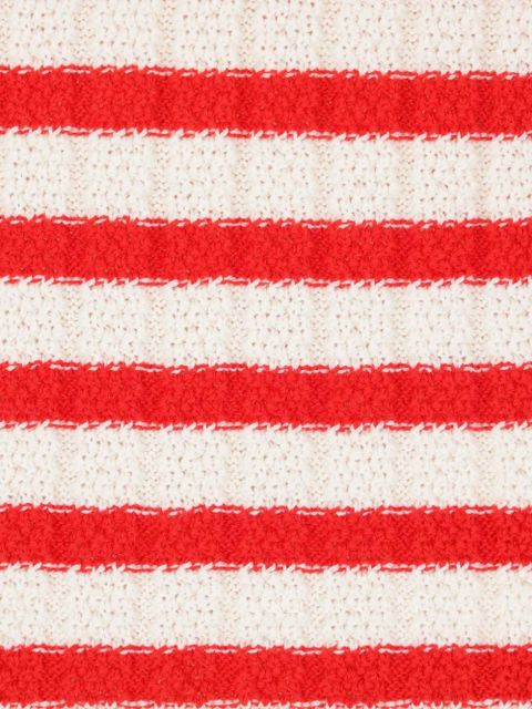 Valentino Garavani striped knit top - Red