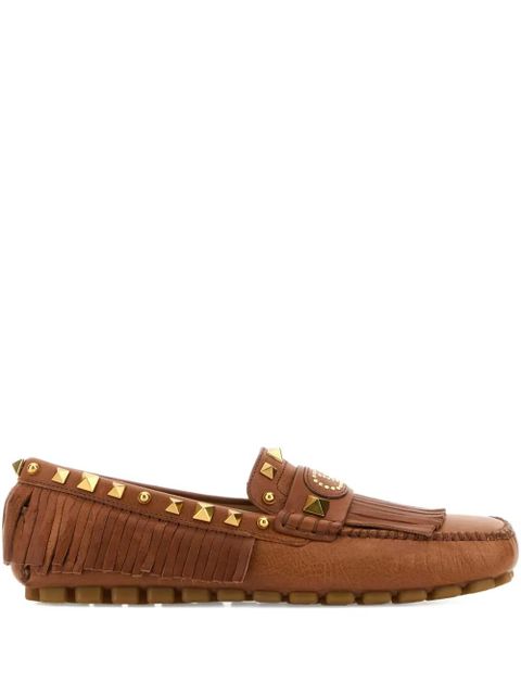Valentino Garavani Fastaway driver loafers - Brown - zdjęcie produktu nr 1