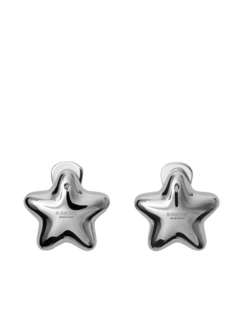 Burberry star-motif earrings - Silver