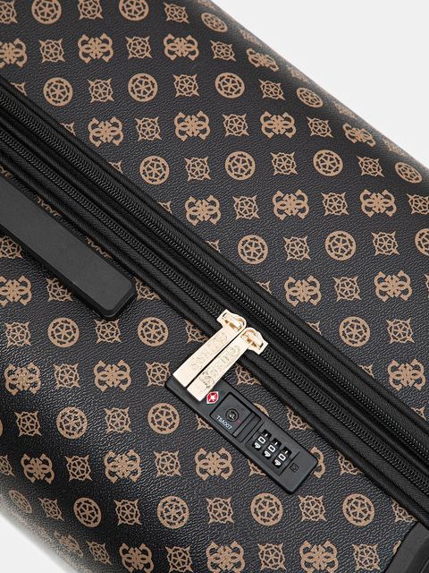 Guess walizka WILDER LARGE kolor brązowy TWHP74 52988