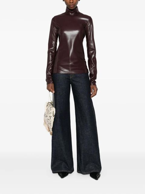 Rabanne funnel-neck long-sleeve top - Purple - zdjęcie produktu nr 2