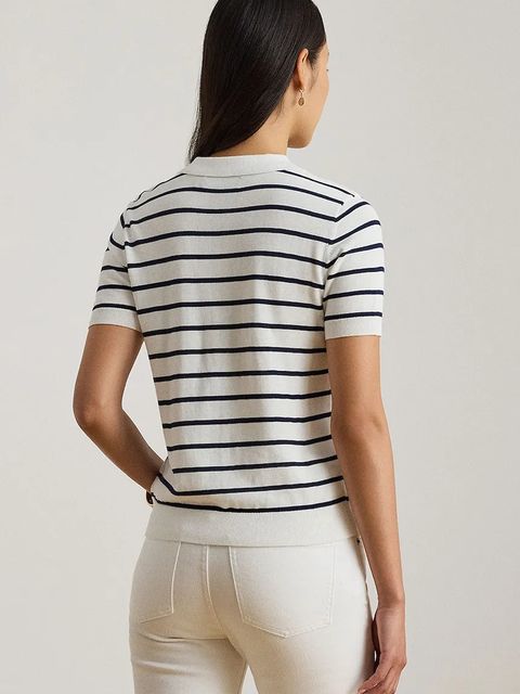 Lauren Ralph Lauren polo damski kolor biały 200P03506 - zdjęcie produktu nr 2